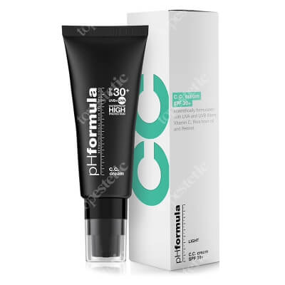 pHformula C.C. Cream SPF 30 PA+++ Krem barwiony ochronny z witaminą C (odcień Light) 50 ml