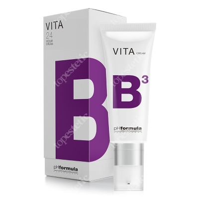pHformula VITA B3 Cream 24h 24-godzinny krem nawilżający, łagodząco-przeciwnaczynkowy z 5% niacyną 50 ml