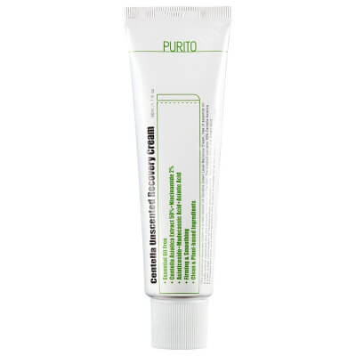 Purito Centella Unscented Recovery Cream Regenerujący krem na bazie wąkroty azjatyckiej (bezzapachowy) 50 ml