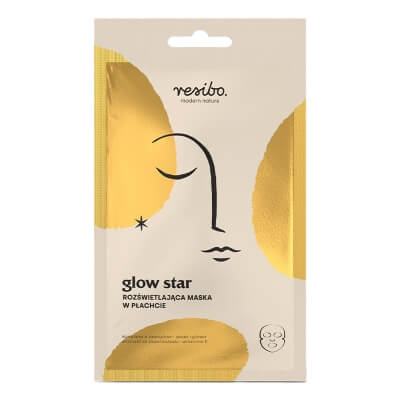 Resibo Glow Star Rozświetlająca maska w płachcie 1 szt