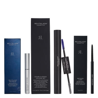Revitalash RevitaLash Advanced Set ZESTAW Odżywka stymulująca wzrost rzęs 3,5 ml + Tusz 2w1 11 ml + Eyeliner (ciemnobrązowa) 0,3 g