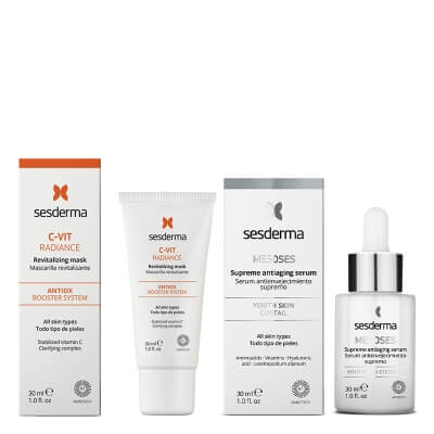 Sesderma C-VIT Radiance + Mesoses Serum ZESTAW Rewitalizująca maska 30 ml + Serum liposomowe 30 ml