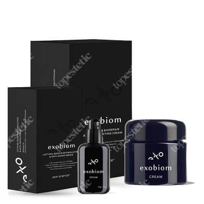 Skin Science Exobiom Pack ZESTAW Krem naprawczy 50 ml + Serum do twarzy i okolic oczu z egzosomami 30 ml