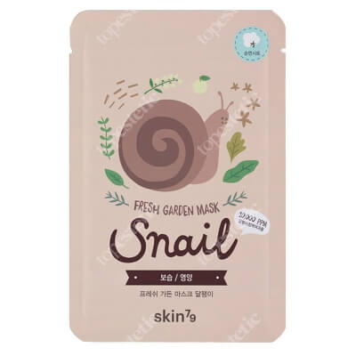 Skin79 Snail Fresh Garden Mask Wygładzająca maska w płacie, śluz ślimaka 1 szt
