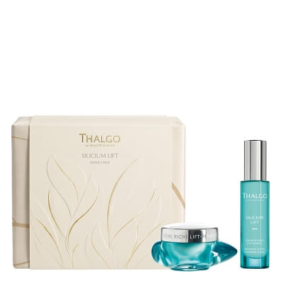 Thalgo Silicium Lift Gift Set Face ZESTAW Bogaty liftingująco-ujędrniający krem 50 ml + Intensywne liftingująco-ujędrniające serum 30 ml