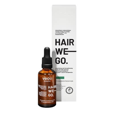 Veoli Botanica Hair We Go Stymulująco - wzmacniająca wcierka wodna do skalpu z 3% Baicapil™ i 2% Sangmodanem 50 ml