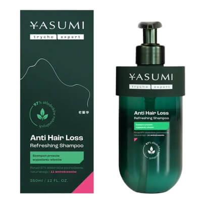 Yasumi Anti-Hair Loss Refreshing Shampoo Szampon wzmacniający przeciw wypadaniu włosów 350 ml