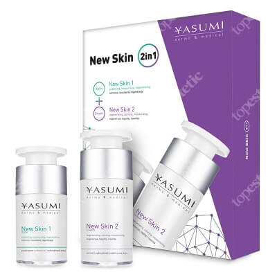 Yasumi New Skin 2 in 1 Specjalistyczny balsam po zabiegach 15 ml + Krem naprawczy 30 ml