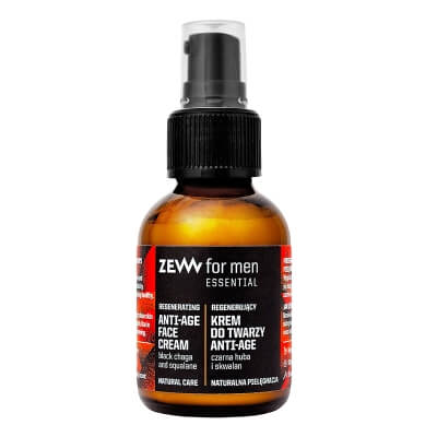 Zew For Men Krem Do Twarzy Anti Age Regenerujący krem przeciwzmarszczkowy do twarzy skóra tłusta i mieszana 50 ml