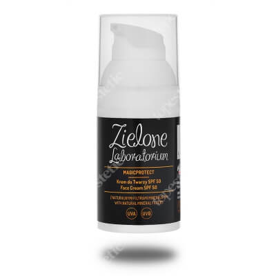 Zielone Laboratorium MagicProtect SPF 50 Krem do twarzy z naturalnymi filtrami mineralnymi SPF 50