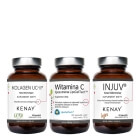 Kenay Kolagen UC-II + Witamina C + Injuv ZESTAW Kolagen 60 kapsułek + Witamina C 60 kapsułek + Kwas hialuronowy 60 kapsułek
