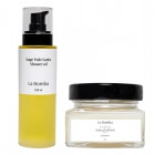 La Bomba Sage Palo Santo + Natural Monoi Vitamine E ZESTAW Olejek pod prysznic 100 ml + Olej Monoi 90 g