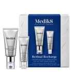 Medik8 Retinal Recharge ZESTAW Stabilne serum na noc o wysokiej mocy z aldehydem retinowym 30 ml + Krem pod oczy z retinalem 15 ml