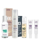 Purles VitC Serum Perfector + BotoxLike Face Cream + Travel Products ZESTAW Serum 30 ml + Liftingujący krem do twarzy 50 ml + Tonik 25 ml + Krem-żel 15 ml + Bogaty krem hyalurOxy 15 ml