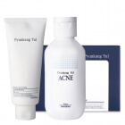 Pyunkang Yul Clear Skin Care ZESTAW Oczyszczająca pianka do twarzy 150 ml + Przeciwtrądzikowy, oczyszczający toner do twarzy 150 ml + Naturalne płatki kosmetyczne 160 szt.