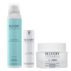 Selvert Thermal Aquafresh Face and Body Set ZESTAW Ultra nawadniające serum 30 ml + Bogaty krem nawadniający 48h 50 ml + Odświeżająco - nawadniająca pianka do ciała 200 ml